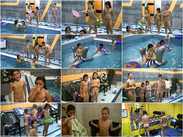 Contests in the water - Nudism family video [Full HD] [vol 2]